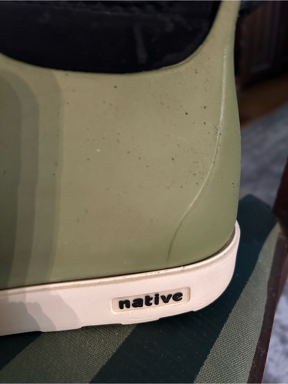 Native Fitzsimmons City Lite Men’s Olive Green Hiking Boot with White Sole - Picture 2 of 10